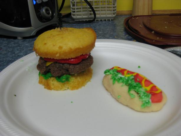Hot Dog Cookies with Relish and Mustard. Photo by Ladymedic