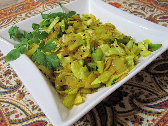 Spiced Indian Cabbage. Photo by Sandi (From CA)