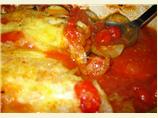 Cherry Tomato and Zucchini Bake