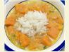 Sweet Potato Soup With Marooned Rice