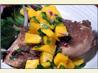 Spiced Rum-Sugar Chicken With Mango Mojito Salsa. Recipe by SugaredAlmond