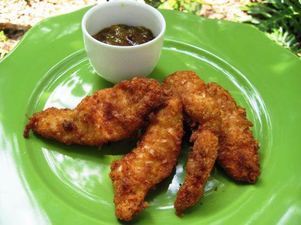 Coconut Chicken Fingers With 30 Minute Mango Chutney. Photo by gailanng