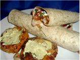 Sweet Mashed Potato Cakes With Curry Sour Cream