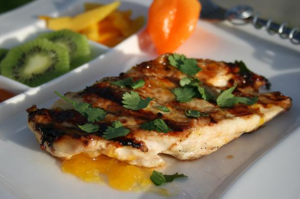 Grilled Chicken With Mango Habanero Glaze. Photo by **Tinkerbell**