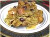 Mango Coconut Bread Pudding With Rum Sauce