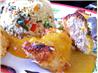 Coconut Chicken With a Tropical Mango Rum Sauce