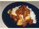 Jamaican Curry Beef Ribs With Papaya & Mango