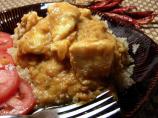 Curried Chicken in Coconut - Pumpkin Sauce