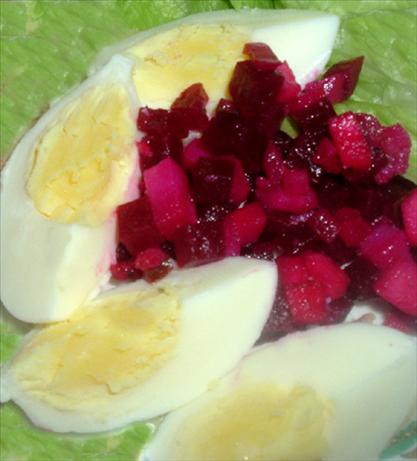 Danish "Sillsallet" (Herring Salad). Photo by Bergy