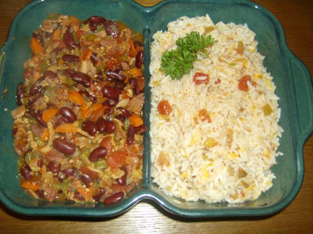 Cheesy Salsa Rice. Photo by acerast