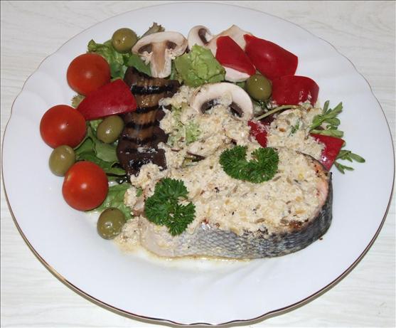 Salmon With Fennel and Cognac Sauce. Photo by Peter J