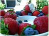 Amaretto Sour Cream Strawberries