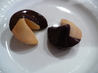 Chocolate Dipped Fortune Cookies