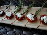 Oven Roasted Tomatoes With Goat Cheese