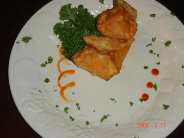 Charmie's Buffalo Chicken Wontons. Photo by Chef Buggsy Mate