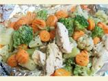 Herbed Chicken-N-Veggie Packet Dinner