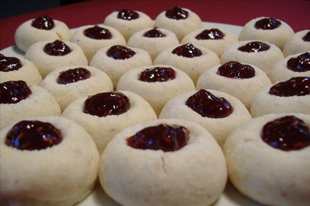 Les Madeleines Thumbprint Cookies. Photo by Deb's Recipes