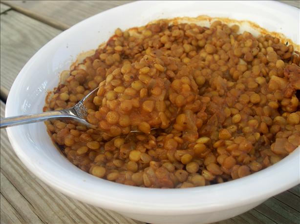 Barbecue Baked Lentils. Photo by *Parsley*