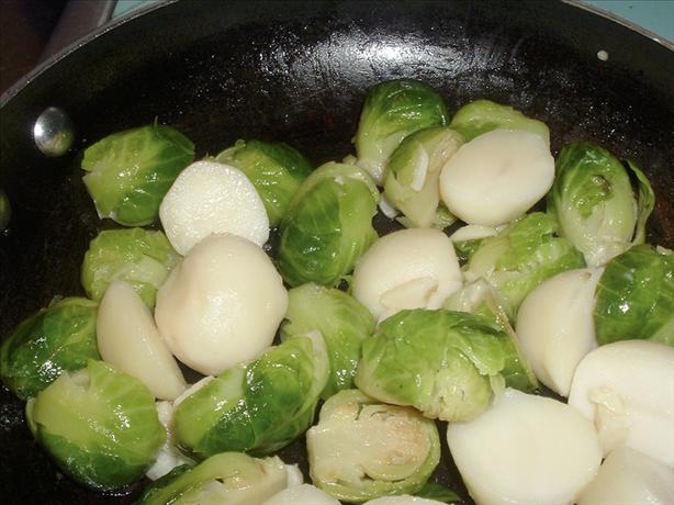 Brussels Sprouts and Potatoes. Photo by Bergy