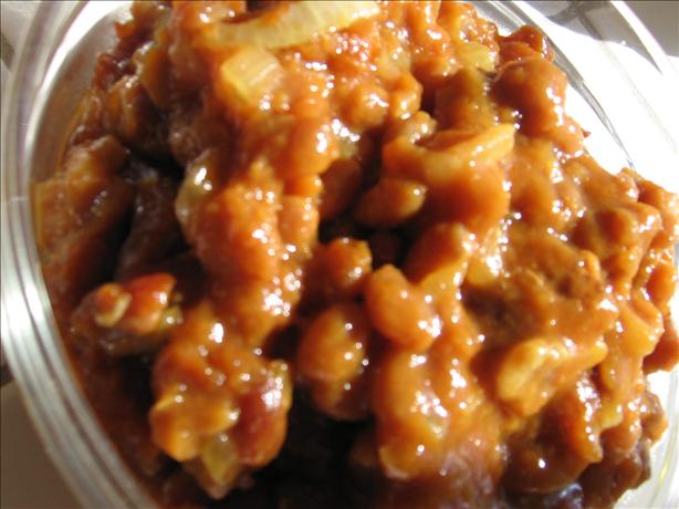 Bust Your Lips Southern Baked Beans.. Photo by Queen uh Cuisine