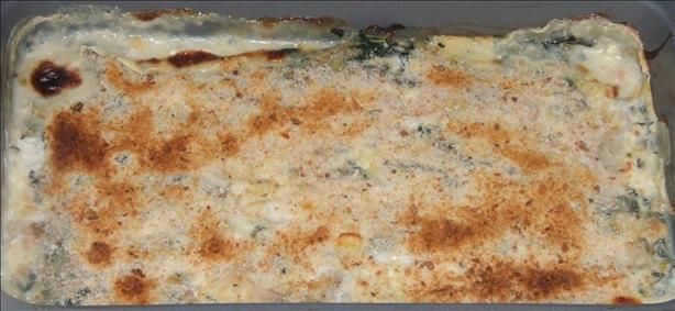 Spinach Seafood Bake. Photo by Peter J