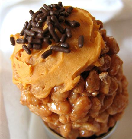 Chocolatey Rice Krispies Easter  Eggs. Photo by LUv 2 BaKE