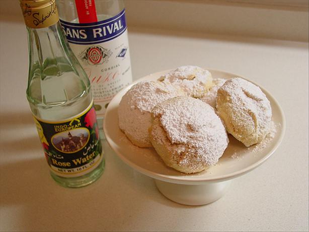 Ouzo & Rose Water Kourambiethes. Photo by Chez Jonny