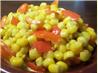 Curried Corn and Sweet Red Peppers. Recipe by LonghornMama