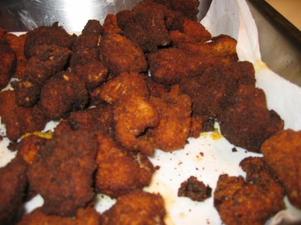 Catfish Poppers With Spicy Dipping Sauce. Photo by Sharon the Rocket