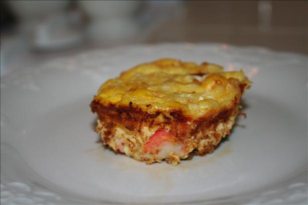 Crustless Crab Quiche. Photo by Momma Jenny