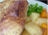 Tender Oven Roasted Pork  and Veggies