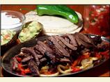 Southwestern Flat Iron Steak Fajitas
