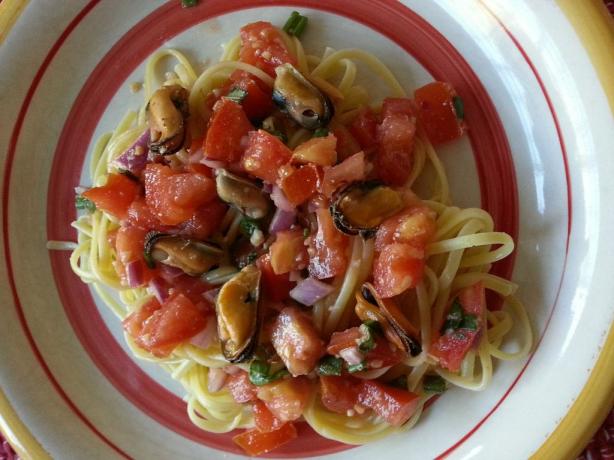 Bruschetta Pasta. Photo by Nymphadora Tonks