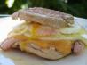 English Muffins With Eggs, Cheese and Ham. Recipe by tasb