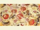 Ham, Mushroom and Cheese Omelette