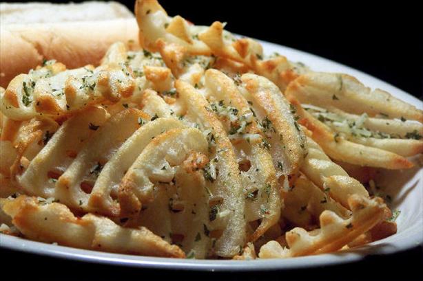 Parmesan Waffle Fries. Photo by NcMysteryShopper