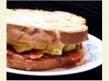 Scrambled Egg and Bacon Sandwich