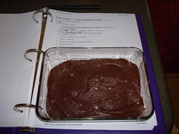 Faux Fudge -- Jello Pudding Fudge. Photo by PrairieHarpy