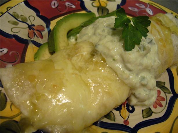 5 Minute Cheesy Enchilada Grande for 1. Photo by cookiedog