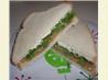 Peanut Butter, Lettuce and Mayo Sandwich