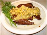 Veal or Chicken Scaloppine With Saffron Cream Sauce