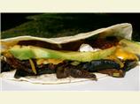 Portabella & Sun-Dried Tomato Quesadilla
