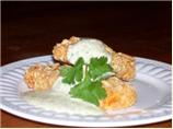 Salmon & Shrimp Confetti Croquettes. Photo by L. Duch