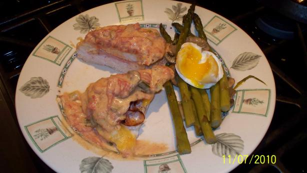 Asparagus Spears With Egg. Photo by Chef #1194253