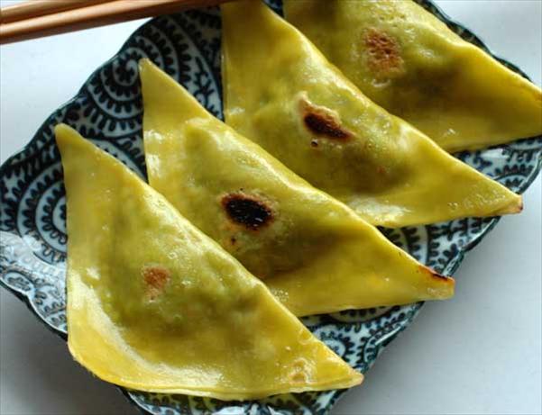 Edamame Dumplings. Photo by Sackville