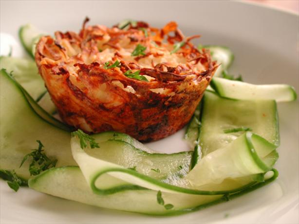 Potato Cups in Muffin Tins(  Irish ). Photo by Chef floWer