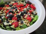 Garden Salad With Raspberry Poppy Seed Dressing