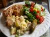 Very Simple Oven Fried Chicken -- Low Fat