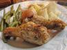 Very Simple Oven Fried Chicken -- Low Fat
