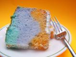 Tie-Dyed Angel Food Cake